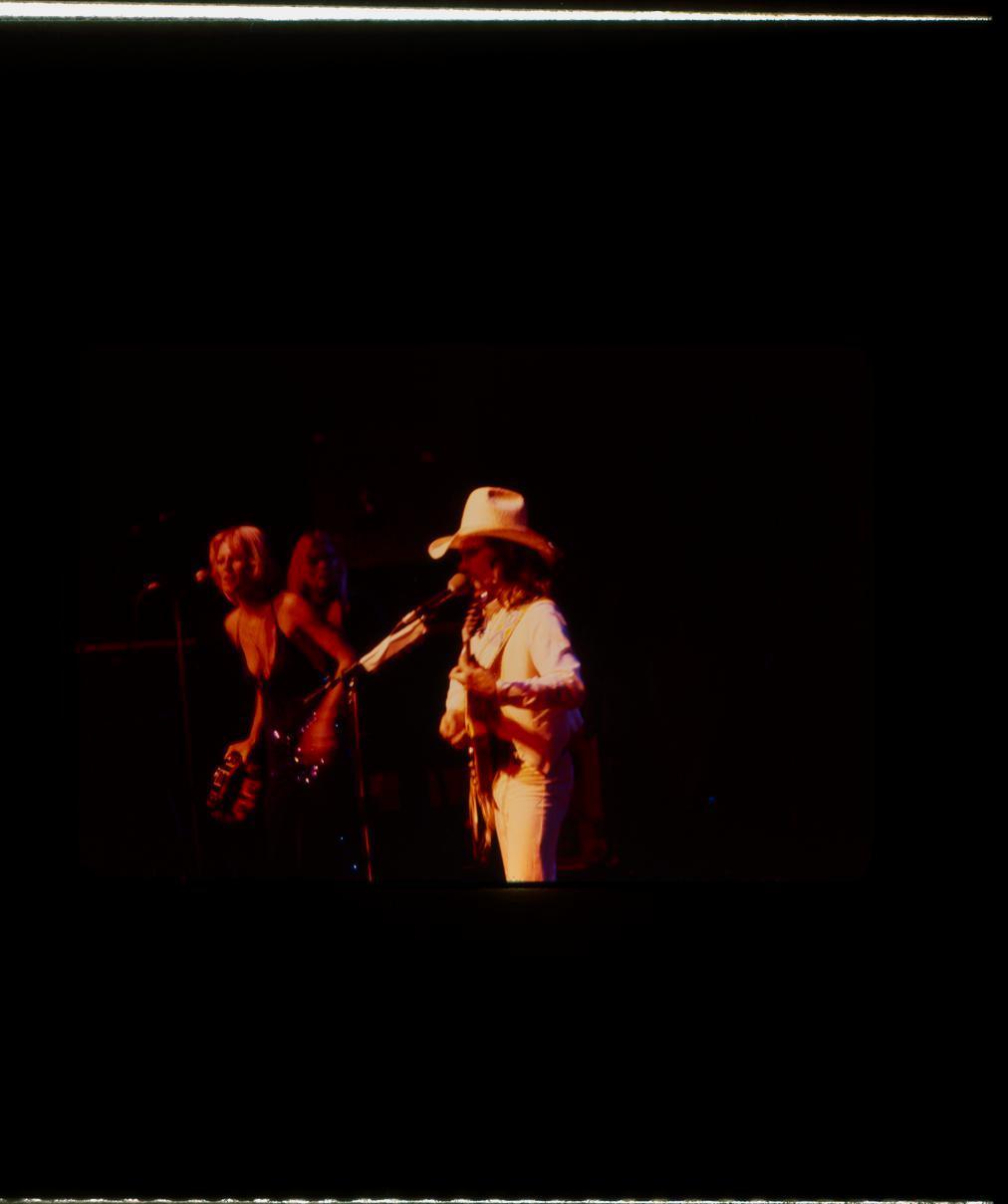 Cleaning out my office I found a bunch of slides I took from the Enlightened Rogues tour in 1979 at Madison Square Garden.  Alas, with new technology they have been scanned and here a few golden oldie memories:

Betts and Bonnie Bramlett
Gregg Allman